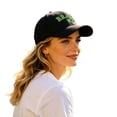 thumbnail image 6 of Win s Way Brazil Style Soccer Baseball Cap Unisex Washed Distressed Dad Hat 3D Embroidered Floral Patch Trucker Hat Outdoor Sports Sun Hat, 6 of 7
