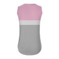 thumbnail image 4 of Tawop Women Shirts Womens Tee Shirts Loose Summer V Neck Sleeveless Tank Flowy Sling Pink S(Us:4), 4 of 7