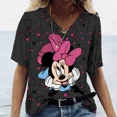 thumbnail image 2 of Camiseta de moda para mujer, camiseta con estampado de Mickey Mouse, ropa de manga corta para mujer, camiseta Harajuku, camiseta para mujer, camisetas de gran tamaño para mujer, 2 of 5