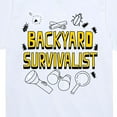 thumbnail image 3 of Instant Message - Backyard Survivalist - Toddler & Youth Short Sleeve Graphic T-Shirt, 3 of 6