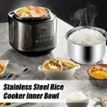 thumbnail image 2 of Rice Cooker Replacement Pot, Stainless Steel Rice Cooker Inner Pot, Non stick Replacement Pots for Kitchen Pressure Cooker Rice Maker 2.5L, 2 of 7