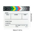 thumbnail image 5 of JZROCKER Professional Acrylic Film Clapboard Reusable Clapper Board Film Shoots Director with Magnetic Blackboard Eraser, 5 of 10