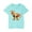 Blue, variant on Qingpeng Toddler Girls Vintage Cowgirl Shirts Pattern Print Tshirt Casual Short Sleeve Graphic Tops