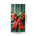 thumbnail image 3 of Fmbmuo Holiday Door Cover 71x35 Inch Green Machine Washable Bowknot Valentine's Day Decoration, Lightweight Seasonal Home Decor Abstract Party Backdrop for Interior Doors, 3 of 5