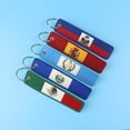 thumbnail image 5 of 2 Pack Motorcycle Key Tags, Flag Embroidery Key Fobs & Keychains, 5 of 7