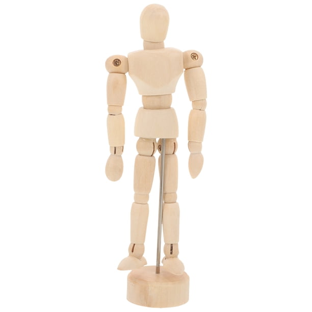 Figura de madera, modelo de figura humana, maniquí para artistas, bocetos a carboncillo, decoración para el hogar, la oficina o el escritorio, juguete para niños, regalo