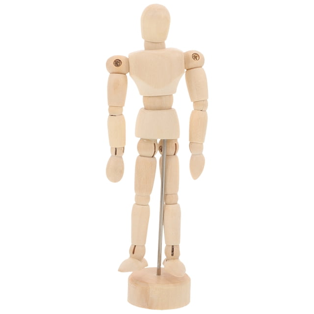 Figura de madera, modelo de figura humana, maniquí para artistas, bocetos a carboncillo, decoración para el hogar, la oficina o el escritorio, juguete para niños, regalo