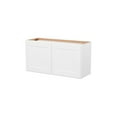 thumbnail image 3 of Furinno Shaker Wall Kitchen Cabinet 2 Doors, Ready to Assemble, 12 D x 36 W x 18 H, White, 3 of 8