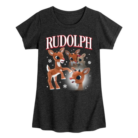 Rudolph - Rudolph Bootleg - Youth Girls Short Sleeve T-Shirt
