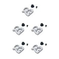 thumbnail image 1 of fastboy Motor Mount Holder Remote Control Crawler Upgrade Gear Maintenance Part Silver 5Set, 1 of 6