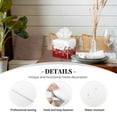 thumbnail image 3 of Cauagu Winter Christmas Snowflake Print Tissue Box Cover,Leather Square Holder - Decorative Holder/Organizer for Bathroom, Night Stands, Office Desk & Car 5"X5"X5", 3 of 7