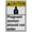 Warning Sign 4, variant on Industrial Caution Sign Do Not Enter Sign (Do not enter if light is flashing Flash X-Ray in use) 8 in" x 12 in" UV Resistant Indoor Outdoor Workplace Industrial Caution Danger Warning SIgn