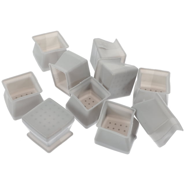 10 protectores antideslizantes de silicona para patas de silla, para proteger el suelo.