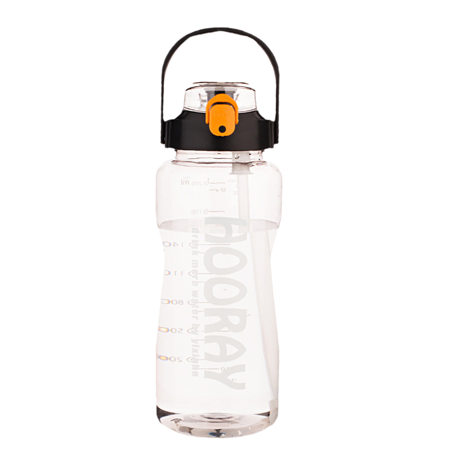 Grandest Birch 2000ml Water Bottle Food Grade Large Capacity Plastic