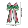 thumbnail image 3 of Usloyux under $5 Easter Bow Decoration, Polyester Ribbon for Wreath, Tree, Door and Wall, Festive Holiday Decor, Large Size Eye-Catching Accent for Seasonal Celebrations and Parties, 3 of 6