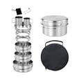 thumbnail image 3 of Juego de utensilios de cocina para acampar perfecl 12 piezas acero inoxidable, 3 of 8