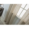 thumbnail image 6 of Bryson Linen Look 76 x 84 in. Grommet Curtain Panel Pair in Beige (Set of 2), 6 of 7