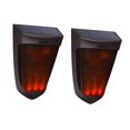 thumbnail image 4 of 2Pcs LED Flame Lamps Flickering IP64 Waterproof Yard Street Soledad luces de pared al aire libre, 4 of 10