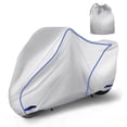 thumbnail image 1 of Cubierta de motocicleta universal, protector contra lluvia y polvo, tela ligera, impermeable, cubierta para scooter, 1 of 6