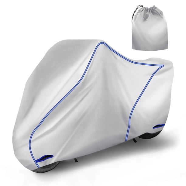 Cubierta de motocicleta universal, protector contra lluvia y polvo, tela ligera, impermeable, cubierta para scooter