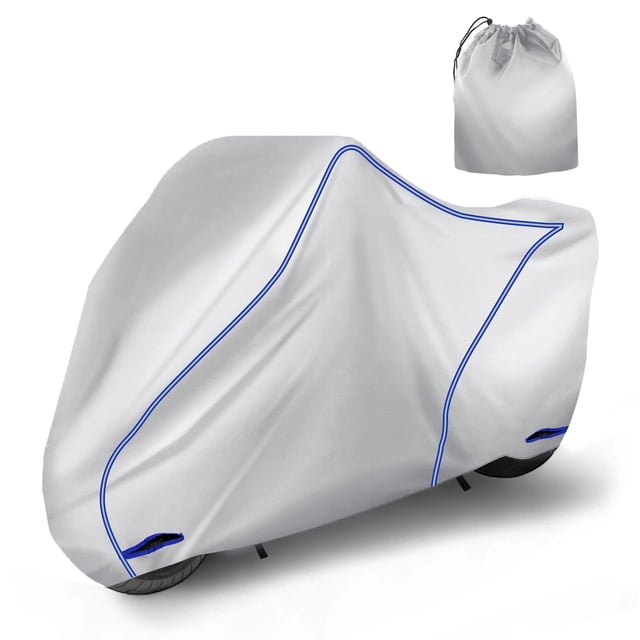 Cubierta de motocicleta universal, protector contra lluvia y polvo, tela ligera, impermeable, cubierta para scooter