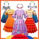 thumbnail image 2 of Encanto Mirabel Isabella Madrigal Cosplay Disfraz De Niña Vestido De Fantasía Vestidos De Halloween Princesa Gafas Pendientes, 2 of 4