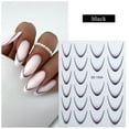 thumbnail image 2 of FSTDelivery French Tip Nail Stickers for Nail Art Gradient Line Colorful Decals Self-Adhesive Tips Guides Stripe Lines Sliders for Women DIY Nails Decorations, Clearance, 2 of 4