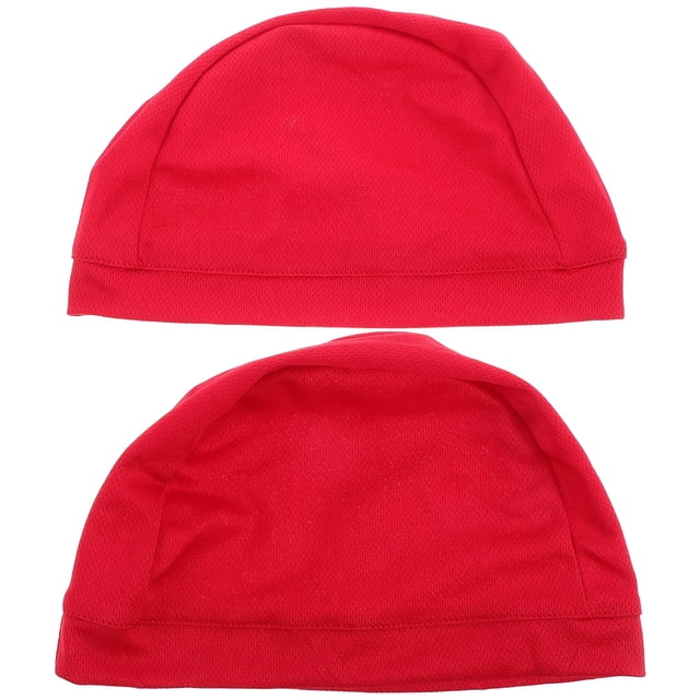 Miangastore 2pcs Breathable Cycling Cap For Outdoor Riding Quick-Dry Motorcycle Helmet Liner Beanie Sun Protection Sports Sweat Cap For Men And Women