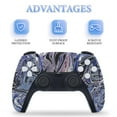 thumbnail image 4 of Abstract, Metal, Flow PS5/PS5 Slim Digital Disc Skin Sticker For Console And Controller Skins, 4 of 7
