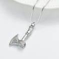 thumbnail image 4 of Thor Axe Urn Necklace for Ashes for Women Men Viking Axe Memorial Pendant Urn Necklace for Loved One Ashes Holder, 4 of 6