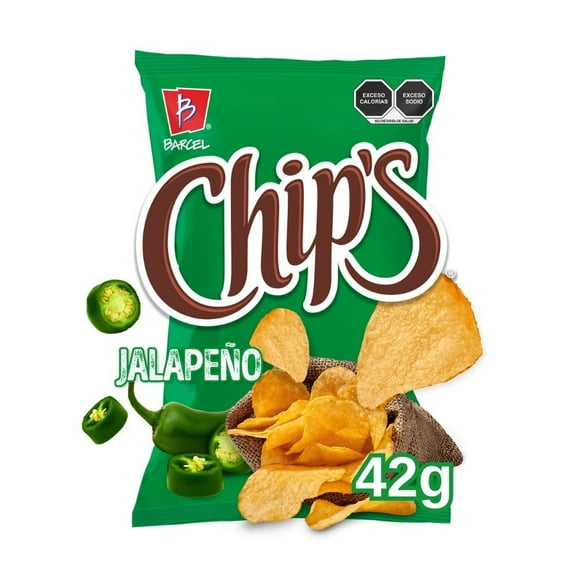 Botana Barcel Chip's jalapeño 42 g