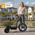 thumbnail image 2 of SAY YEAH Electric Trike for Adults, 3-Wheel Electric Scooter, Senior Personal Transporter, 15 MPH 20+ Mile Range Hydraulic Brakes, 2 of 6
