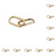 thumbnail image 3 of Minnieouse 1 par de pendientes geométricos de moda de cobre para mujer, joyería de decoración elegante, pendientes para novias para compromiso dorado Oro 10piezas Minnieouse CBP330332, 3 of 6