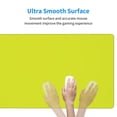 thumbnail image 5 of Bingfone Yellow Large Gaming Mouse Pad,Extended Desk Mousepad With Stitched Edges,Non-Slip Base,Water Resist Keyboard Pad For Gamer, Office & Home, 29.5 X 16 In, 5 of 9