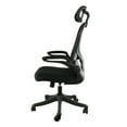 thumbnail image 3 of Elama High Back Adjustable Mesh and Fabric Office Chair in Black and Gray with Adjustable Head Rest, 3 of 5
