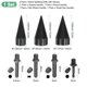 thumbnail image 3 of Uxcell 3 Pack Wood Splitter Drill Bit with Gloves 32mm + 42mm + 45mm+4 Handles for Farm, 3 of 6