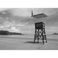 thumbnail image 3 of Anonymous 24x19 Black Modern Framed Museum Art Print Titled - Lifeguard Observation Tower, 3 of 5