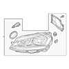 Genuine OE Volkswagen Composite Headlamp - 5GM-941-753-A