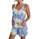 thumbnail image 2 of ICHUANYI Clearance Fashion Women's Strap Jumpsuit Spring And Summer New Print Casual Jumpsuit Women's(White, XL) ICHUANYI WER2023080705045, 2 of 7