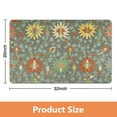 thumbnail image 5 of Premium 20x32 inch Floral Bathroom Rug - Machine Washable, Non-Slip, and Soft - Large Kitchen Rug Ideal for Dining Room and Office, 5 of 5