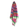 thumbnail image 4 of Del Mex (TM X-Large Mexican Serape Blanket Tablecloth Sarape (Pink), 4 of 4