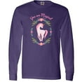 thumbnail image 3 of Inktastic You Are Magical Pink and White Unicorn with Flowers Long Sleeve T-Shirt, 3 of 5