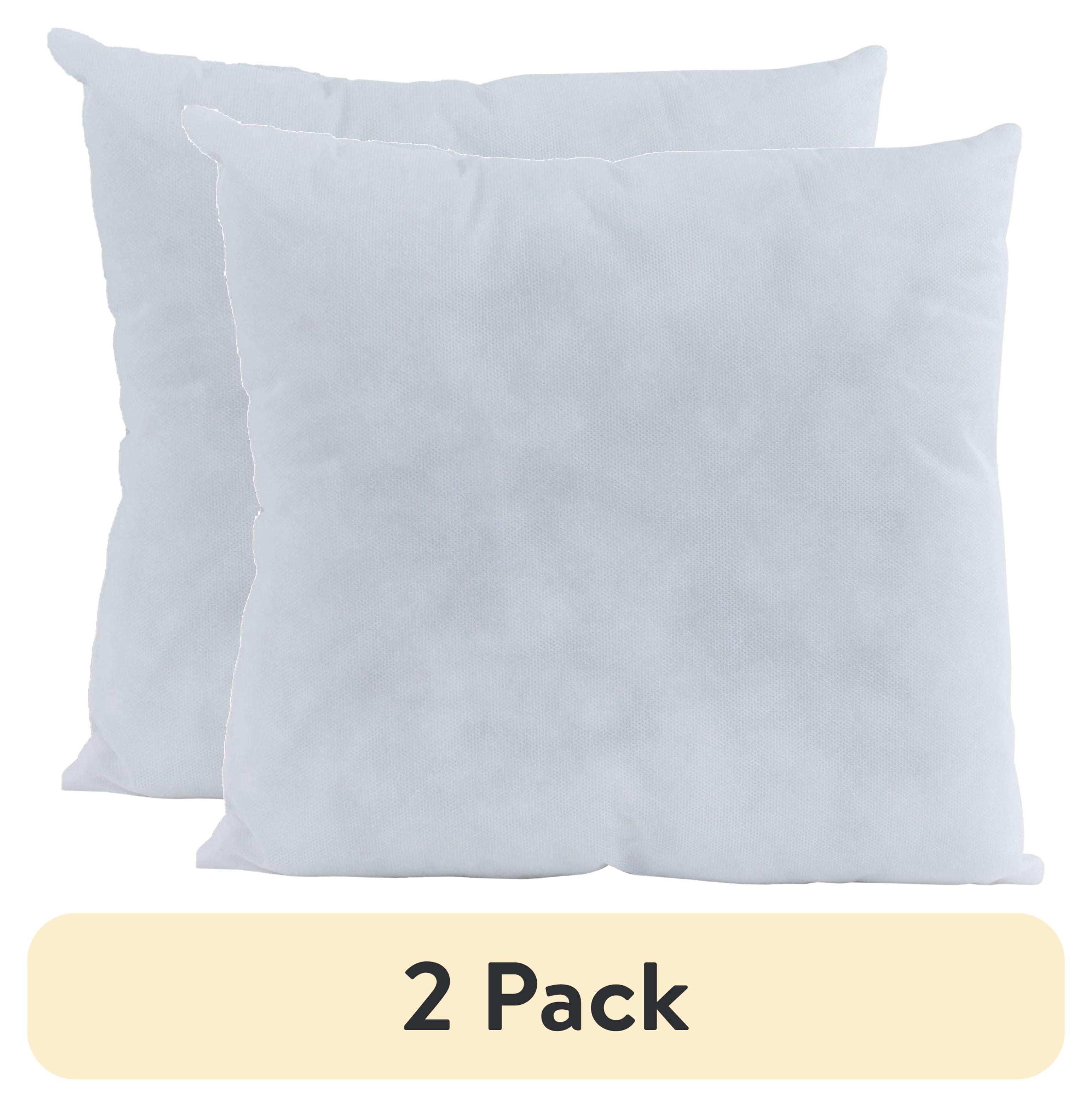 Pillowflex Set Of 2 15x15 Pillow Form Inserts, Premium