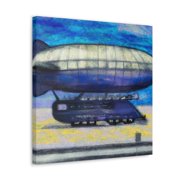 Lofty Art Deco Blimp - Canvas