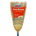 thumbnail image 3 of LOLA Corn Broom - 3 Sew, Natural Corn Fiber W/ High Gloss Resin Coated Steel Handle, 3 of 8