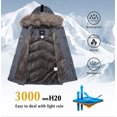 thumbnail image 4 of ZSHOW Boy's Hooded Winter Padded Coat Thick Fleece Lined Quilted Parka Windproof Puffer Jacket(Dark Grey,6-7), 4 of 7