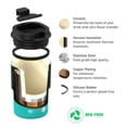 thumbnail image 5 of Asobu Coffee Express Puramic 12oz Travel Mug, 5 of 8