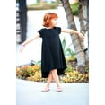 thumbnail image 2 of Made in USA Girls Soft Cotton Jersey Short Sleeve Hi-Lo Maxi Dress, 2 of 10