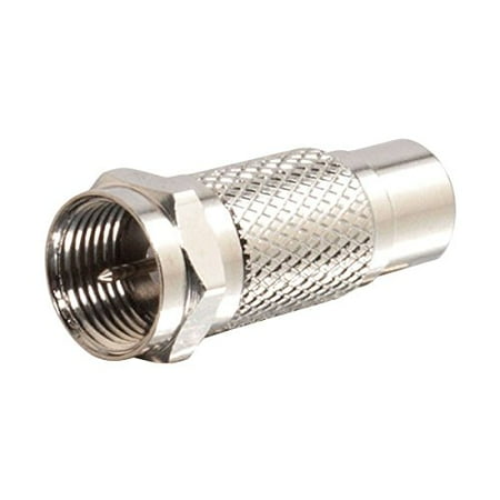 Converts Coaxial - 27312 RCA Female to F-Type Male Video Adapter, Convert an RCA composite video connection to f-type coaxial video By C2G/Cables To Go