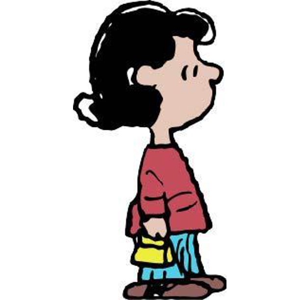 Lucy Van Pelt The Peanuts Family Colored Cartoon Character Wall Art Sticker Vinyl Decals Girls Boys Children Baby Bedroom House School Wall Decor Removable Sticker Peel And Stick Size 10x8 Inch